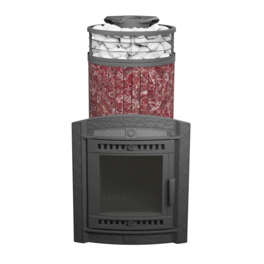 Фотография Банная печь ProMetall Атмосфера XL в ламелях 