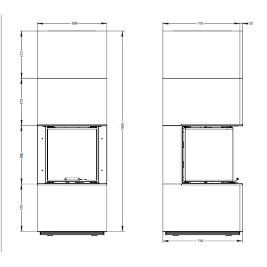 Фотография Печь-камин Астов APLIT П3С 5357