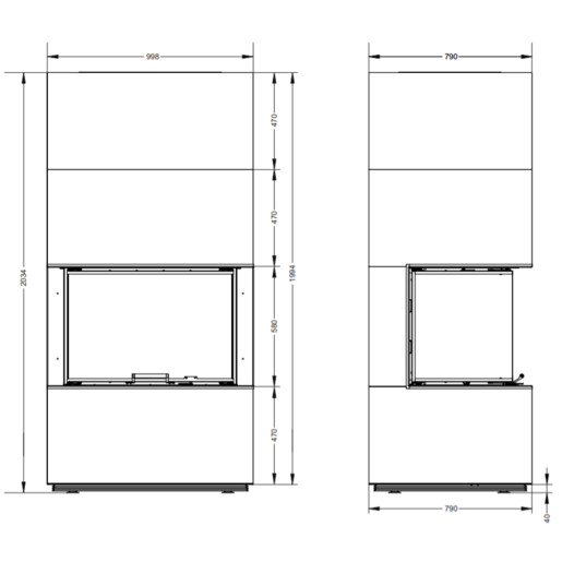 Фотография Печь-камин Астов APLIT П3С 8457