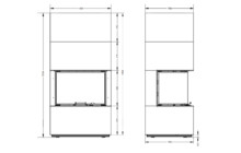 Печь-камин Астов APLIT П3С 8457