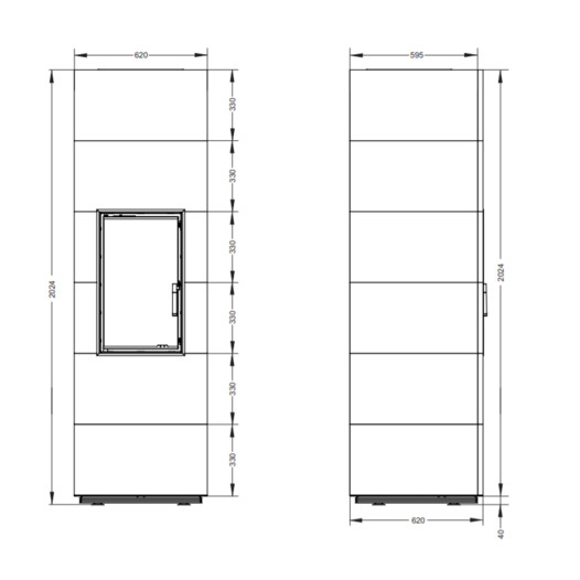 Фотография Печь-камин Астов APLIT ПС 3865