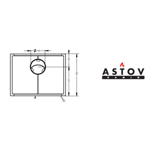 Фотография Печь-камин Астов Киви ПК 5070 5 К