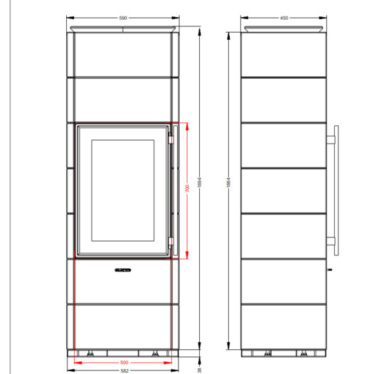 Фотография Печь-камин Астов Киви ПК 5070 7 МК
