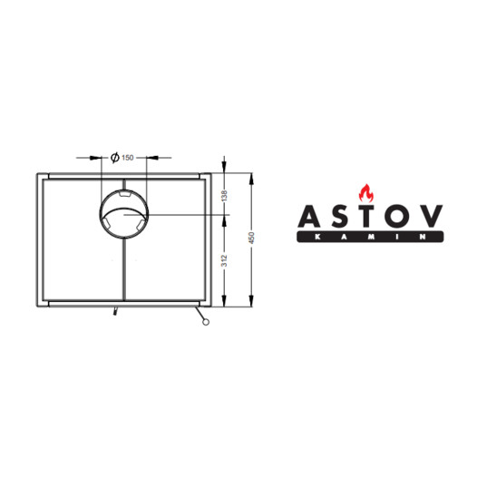 Фотография Печь-камин Астов Киви ПК 5070 7 МК