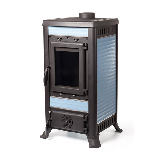 Фотография Печь-камин FireWay Klemens голубой