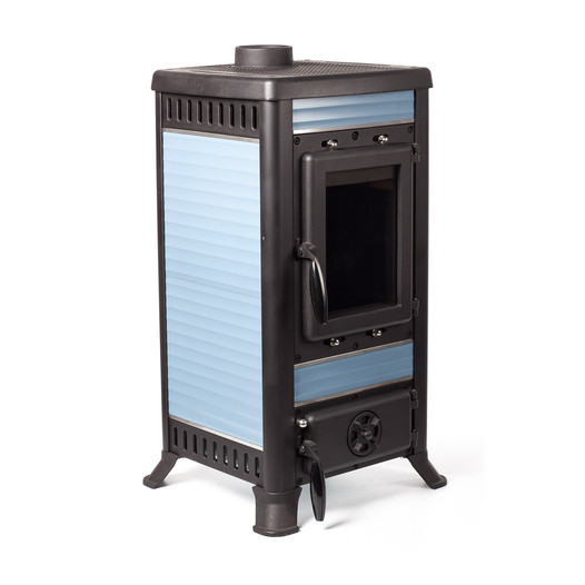 Фотография Печь-камин FireWay Klemens голубой