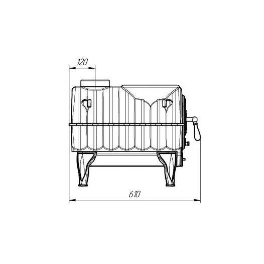 Фотография Печь-камин Прометалл Тайга Pro