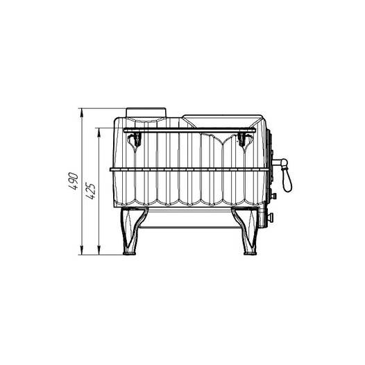 Фотография Печь-камин Прометалл Тайга Pro