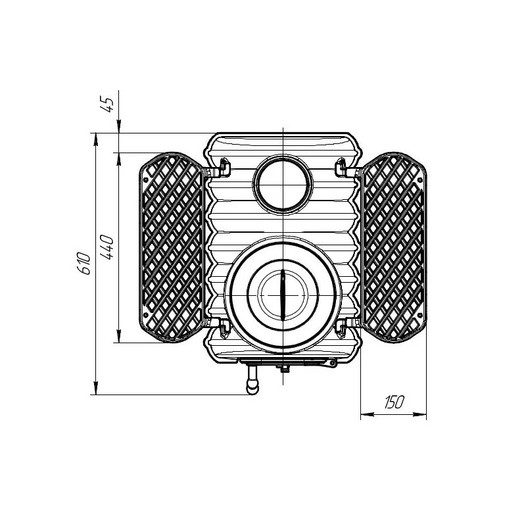 Фотография Печь-камин Прометалл Тайга Pro