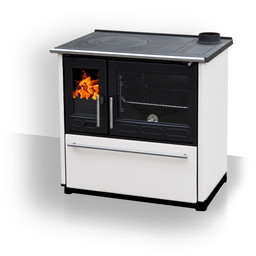 Печь-камин Plamen 850 Glas белая