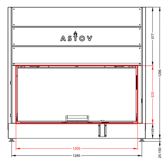 Фотография Каминная топка Астов ПТ 12057