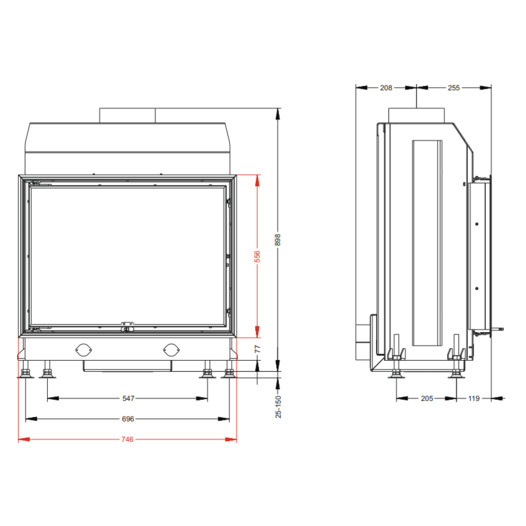 Фотография Каминная топка Астов М 700