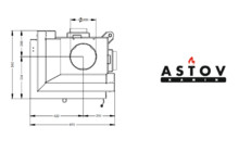 Каминная топка Астов П2С 600