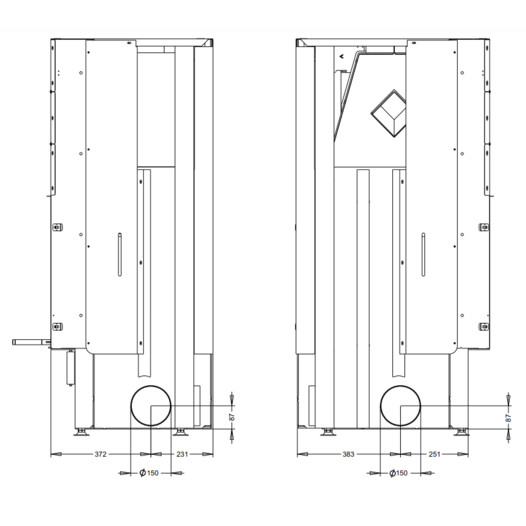Фотография Каминная топка Астов П2С 6057 L