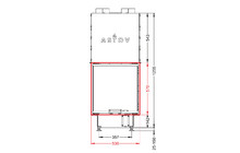Каминная топка Астов П3С 53(84)57