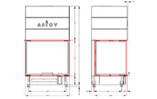 Каминная топка Астов П3С 7057