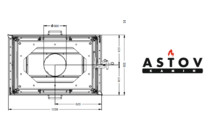 Каминная топка Астов П4С 12080