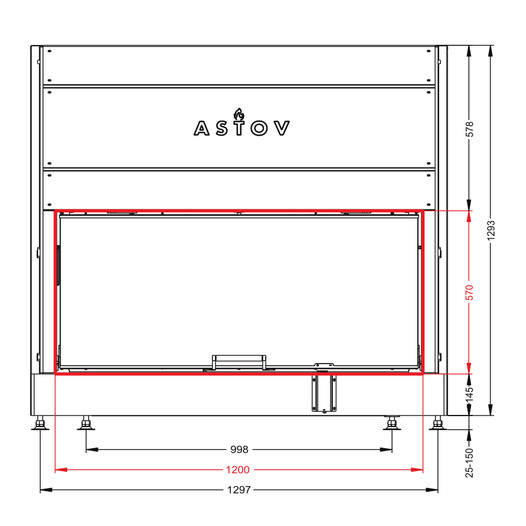 Фотография Каминная топка Астов ПС 12057
