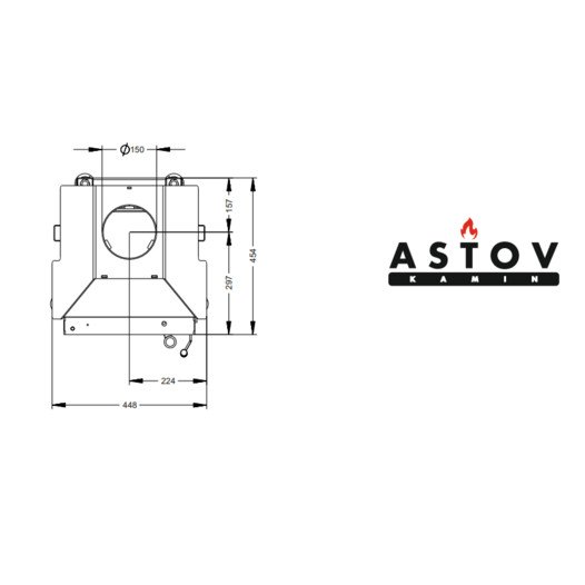 Фотография Каминная топка Астов ПС 3865