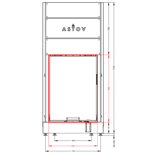 Фотография Каминная топка Астов ПС 6590
