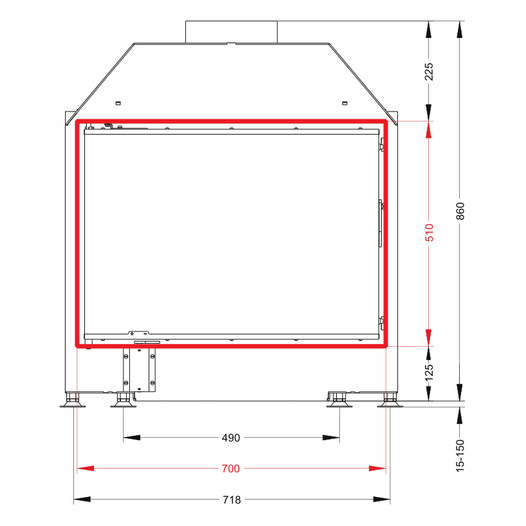 Фотография Каминная топка Астов ПС 700