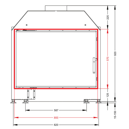 Фотография Каминная топка Астов ПС 800