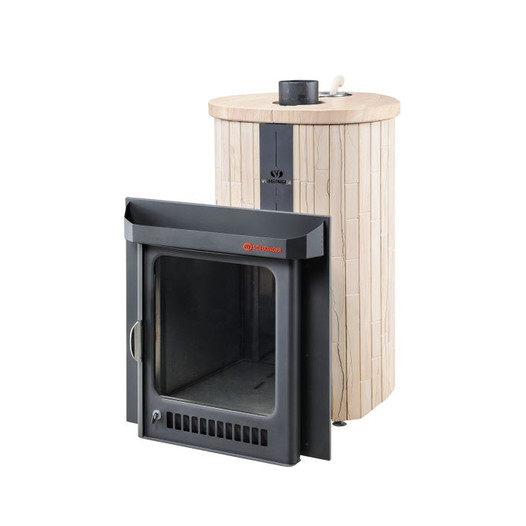 Фотография Печь для бани Ферингер ПФ Оптима  Окаменевшее дерево наборный