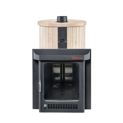 Фотография Печь для бани Ферингер ПФ Оптима  Окаменевшее дерево наборный