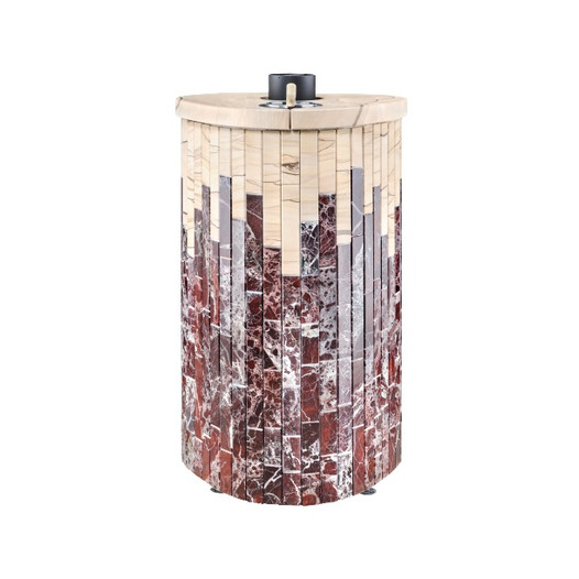 Фотография Печь для бани Ферингер ПФ Оптима Россо Леванте + Окаменевшее дерево