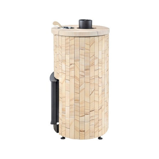 Фотография Печь для бани Ферингер ПФ Уют-18  Окаменевшее дерево наборный