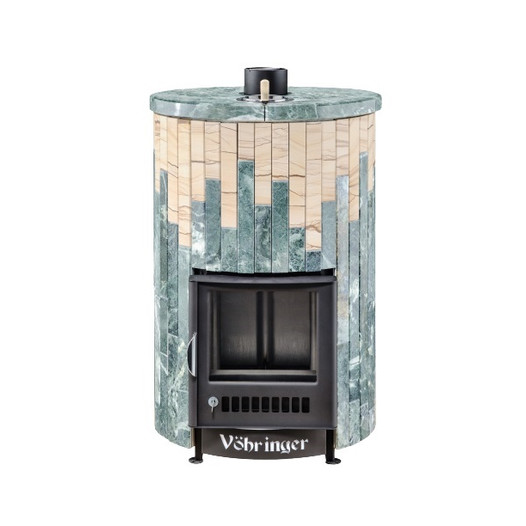 Фотография Печь для бани Ферингер ПФ Уют-18  Змеевик + Окаменевшее дерево