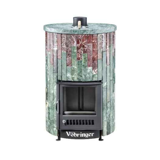 Фотография Печь для бани Ферингер ПФ Уют-18  Змеевик + Россо Леванте