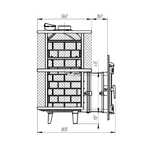Фотография Банная печь ProMetall Атмосфера XL сетка нержавейка