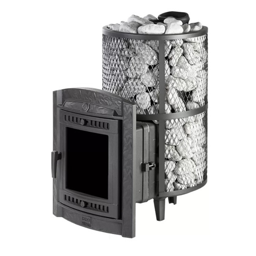 Фотография Банная печь ProMetall Атмосфера XL сетка нержавейка