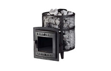 Банная печь ProMetall Атмосфера М сетка нержавейка