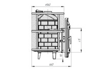 Банная печь ProMetall Атмосфера L КТК