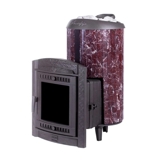 Фотография Банная печь ProMetall Атмосфера XL в ламелях 