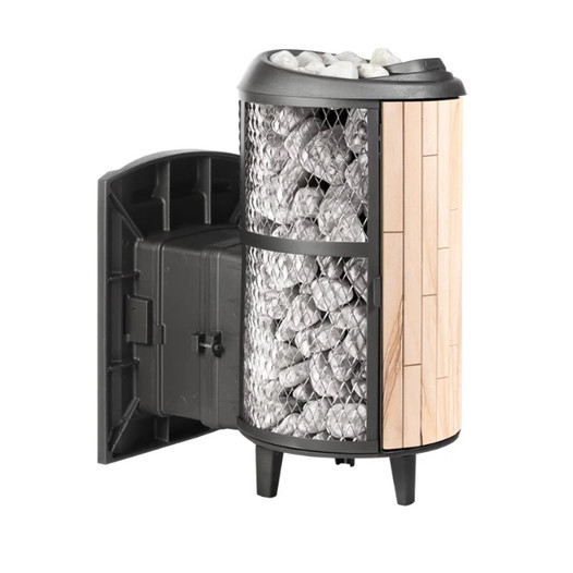 Фотография Банная печь ProMetall Атмосфера L комбинированная сетка-ламель 