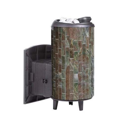 Фотография Банная печь ProMetall Атмосфера XL в ламелях 