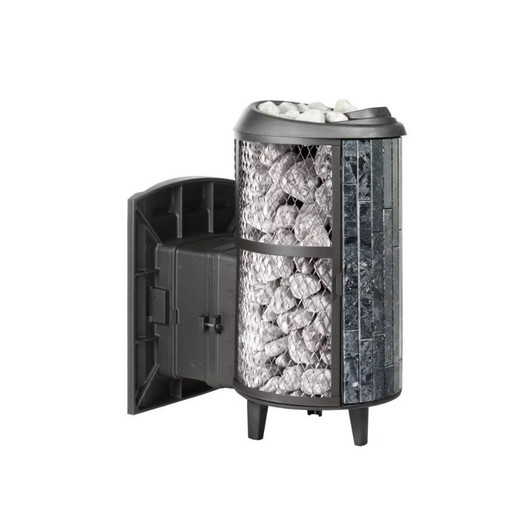 Фотография Банная печь ProMetall Атмосфера L комбинированная сетка-ламель 