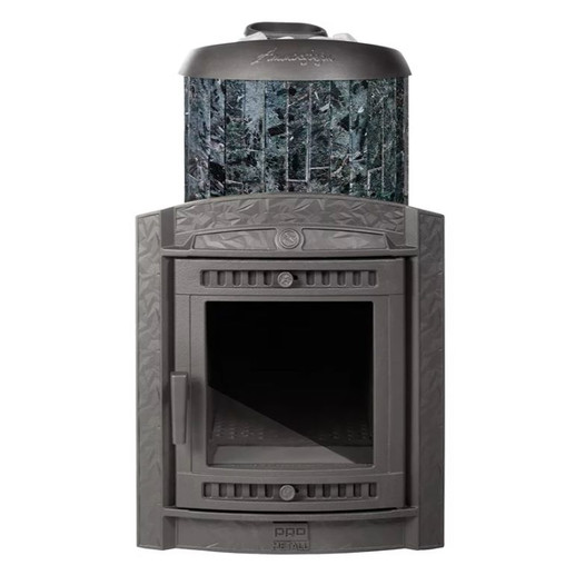 Фотография Банная печь ProMetall Атмосфера XL в ламелях 