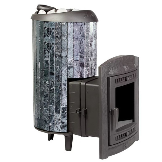 Фотография Банная печь ProMetall Атмосфера XL в ламелях 